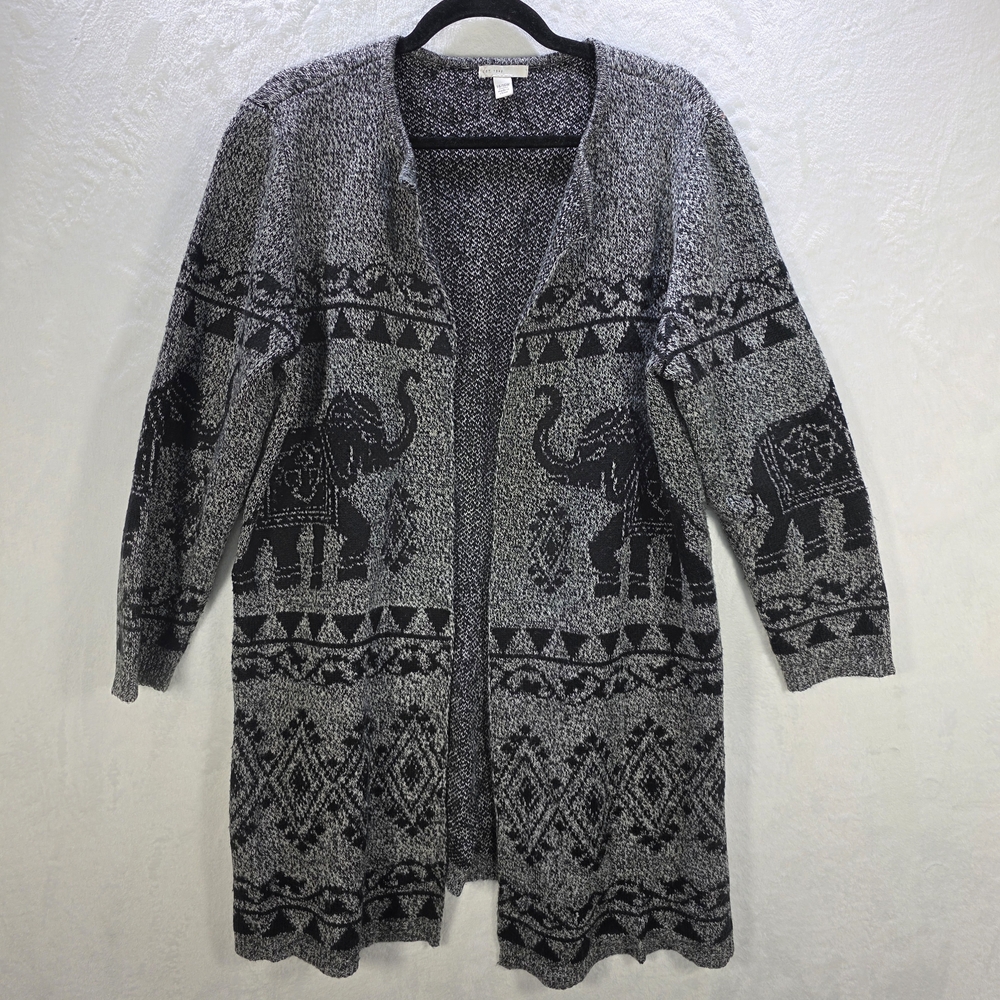 Gray Elephant Women's Long Cardigan Size 14/16W